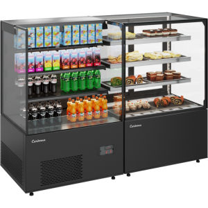 Витрина кондитерская Carboma KC71-110 VV 0,9-2 (9005) открытая - Изображение 3