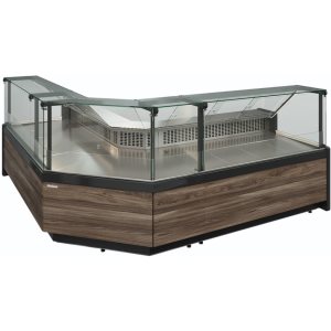 Витрина холодильная Carboma GC111 VM 2,5-1 (1008 Темный дуб) (динамика, газлифт, без боковин) - Изображение 4