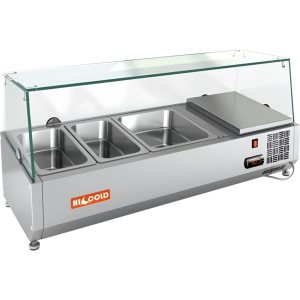 Витрина холодильная для ингредиентов HICOLD VRTG 1000 1/3