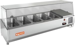 Витрина холодильная для ингредиентов HICOLD VRX 1200 1/4