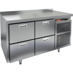 Стол холодильный среднетемпературный HiCold GN 22/TN увеличенная столешница