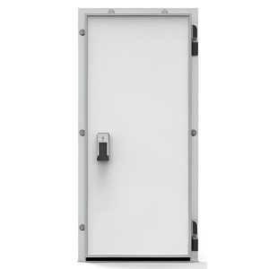 Дверь холодильная распашная одностворчатая НТ-РДО-800*1900/120 (с металлической рамой)