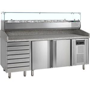 Стол холодильный для пиццы TEFCOLD PT1310 + VK38-200