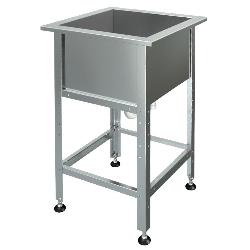 Ванна моечная МХМ М-1-0,3-0,53/0,53 (AISI 430, t=0,6)