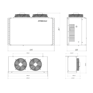 Сплит-система холодильная низкотемпературная Intercold LCM 434 PR FT (опция -30° С) - Изображение 4