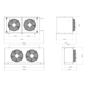 Сплит-система холодильная низкотемпературная Intercold LCM 434 FT (опция -10° С) - Изображение 4
