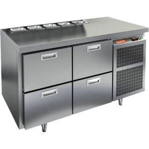 Стол холодильный для салатов HiCold SL2-22GN (1/6) О без крышки