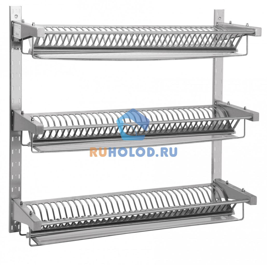 Полка для сушки тарелок Abat ПСТ-3 (1000x300 мм)