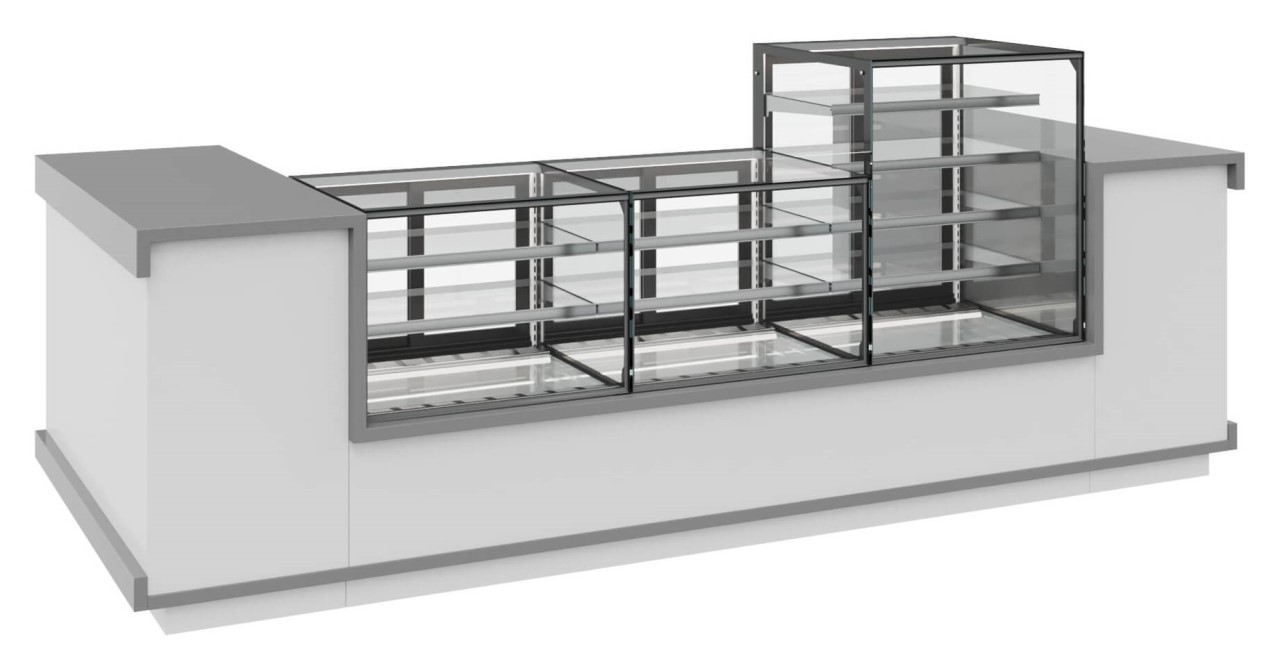 Витрина кондитерская KC71-130 VV 0,9-1 BUILT-IN